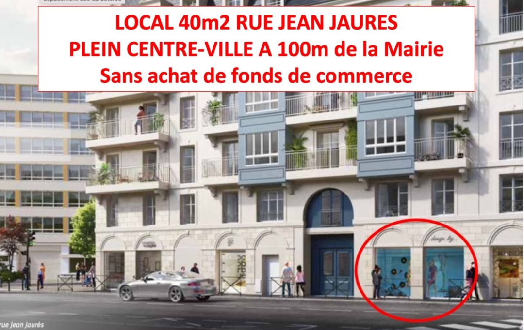 Annonces SARTROUVILLE : Local / Bureau | PUTEAUX (92800) | 40 m2 | 2 717 € 