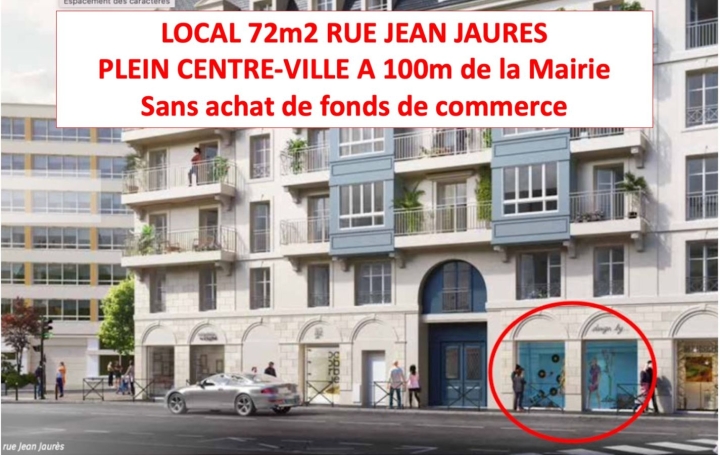  Annonces SARTROUVILLE Local / Bureau | PUTEAUX (92800) | 73 m2 | 4 900 € 